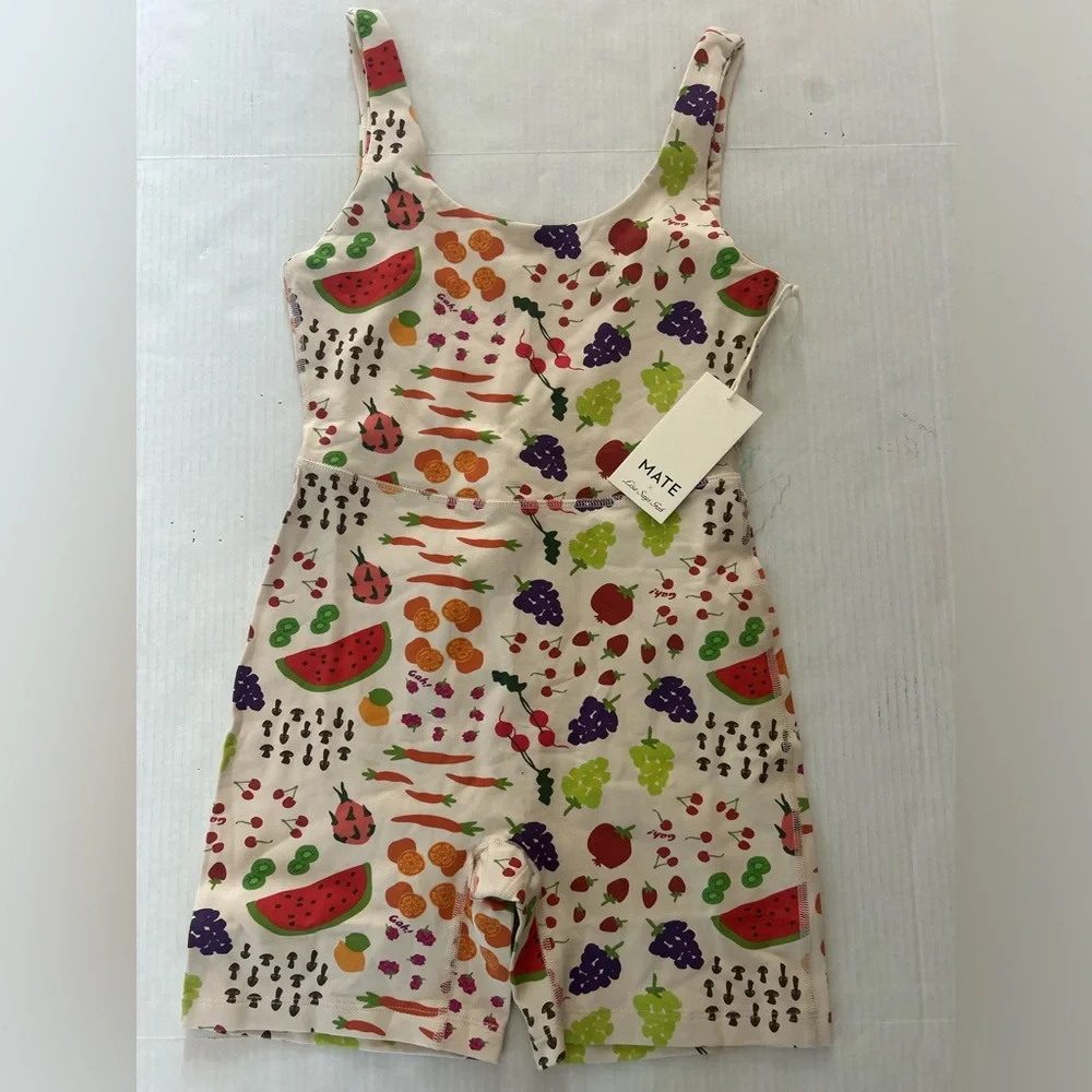 Mate The Label x Lisa Says Gah Organic Stretch Printed Unitard - Picture 3 of 5